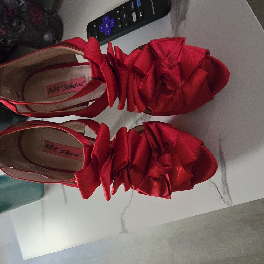 Betsey Johnson Red Women's Shoes